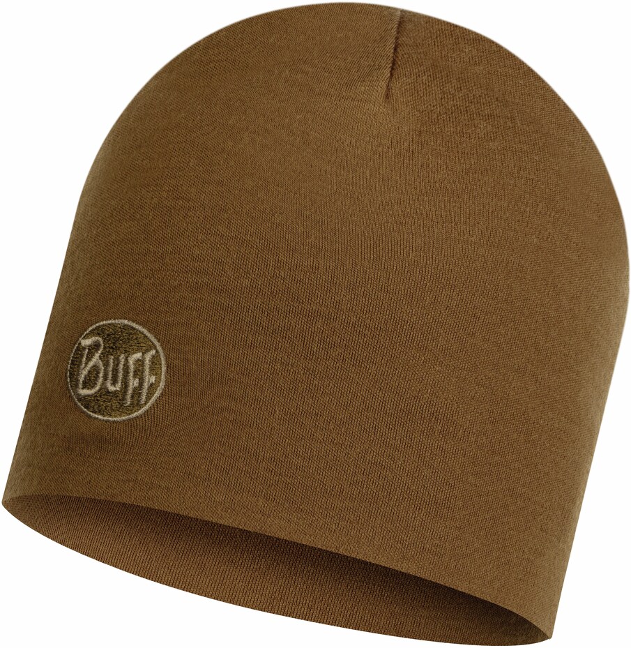 Buff Lue Heavyweight Merino Wool Hat Reg Solid Tundra Khaki 